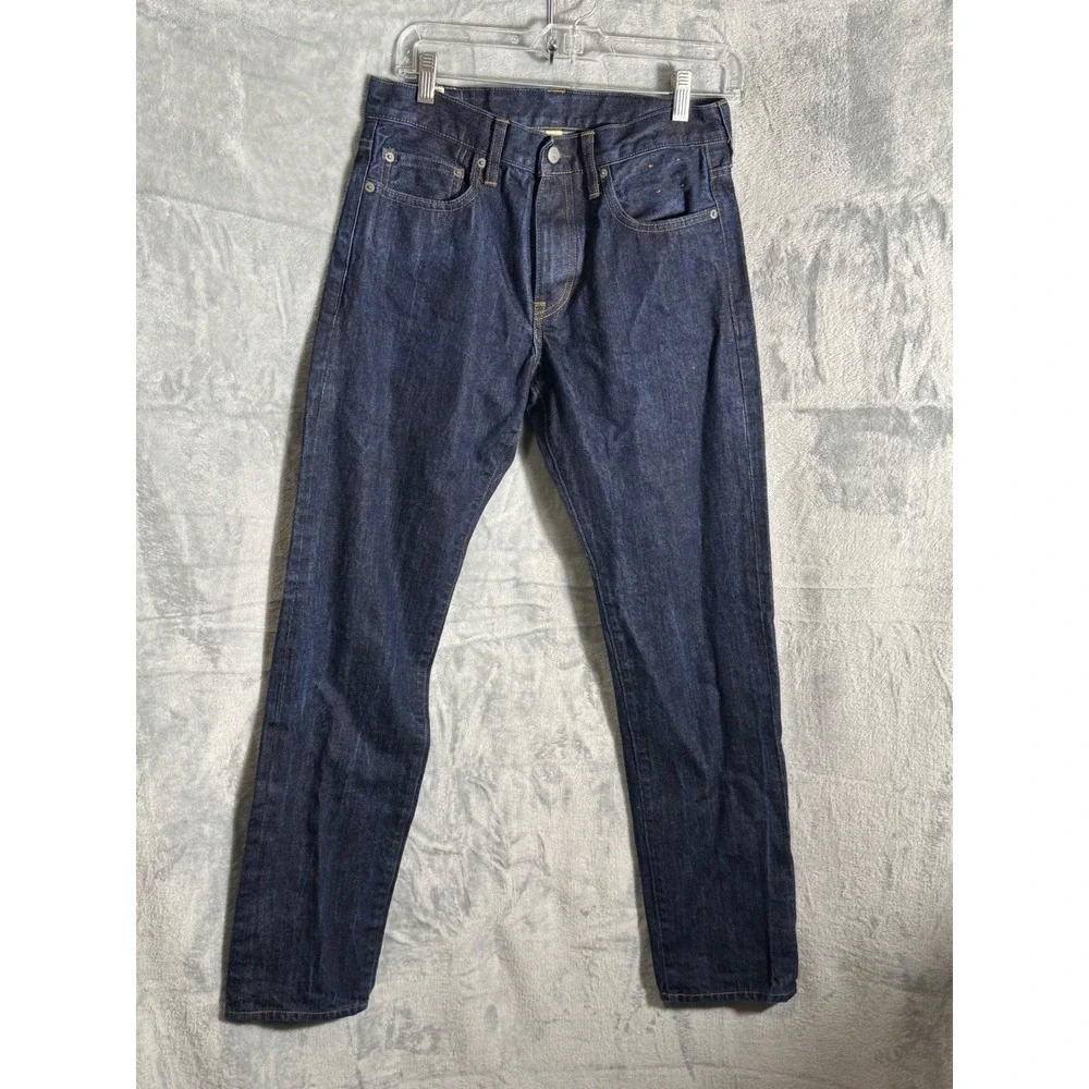 J‎ Crew 770 Straight Fit Dark Wash Denim Jeans Mens W29 L32 selvage